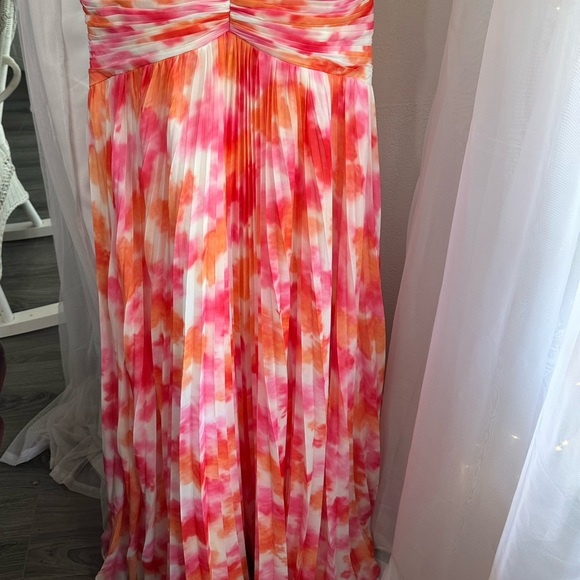 Plus size Pink and Orange Dress size 22W - Picture 3 of 9